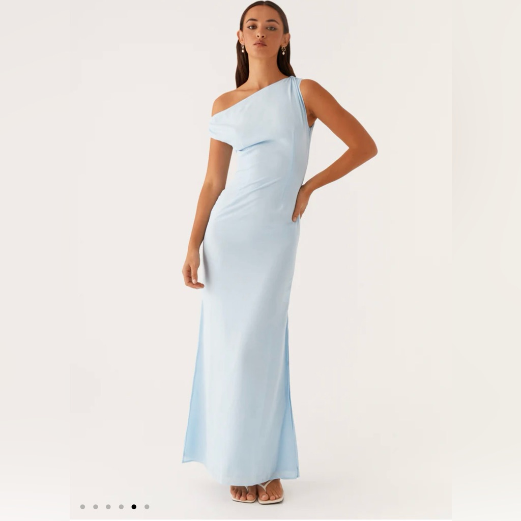 Peppermayo Dinner Date Maxi Dress Blue Size Us 6 (Au 10) Nwt